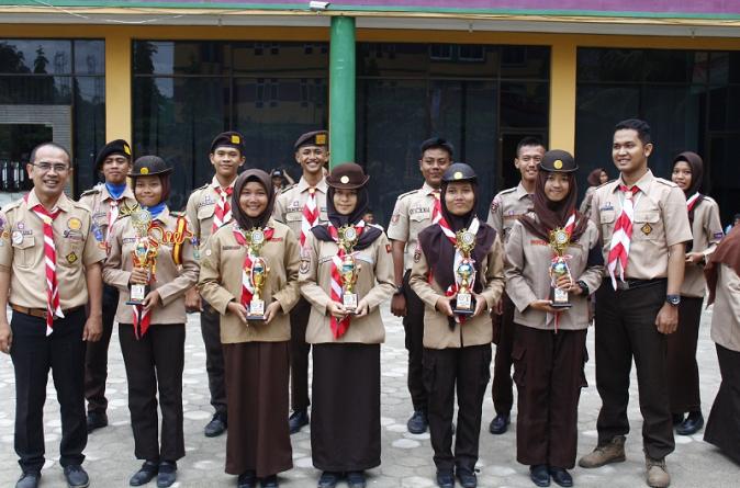 Hasil gambar untuk pramuka sma al azhar bandar lampung